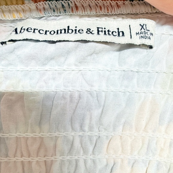 Abercrombie & Fitch Women's Smocked Bodice Easy Mini Dress |  Size XL - Picture 6 of 9